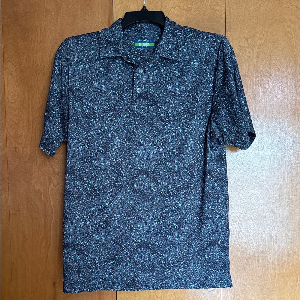Men's Patterned Polo Shirt